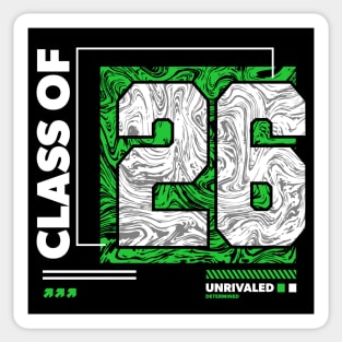 Class of 2026 Urban Streetwear // Graduation Class of '26 Green Sticker